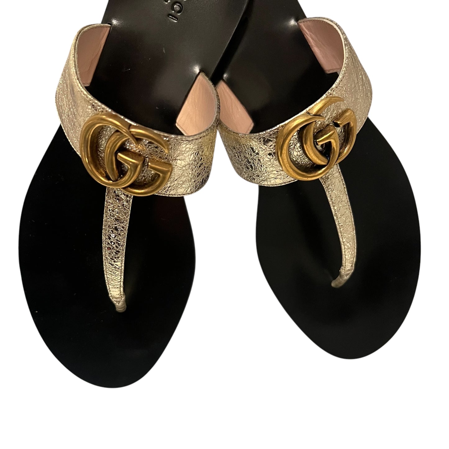 GUCCI GG Marmont Flip Flop Sandals | 39.5