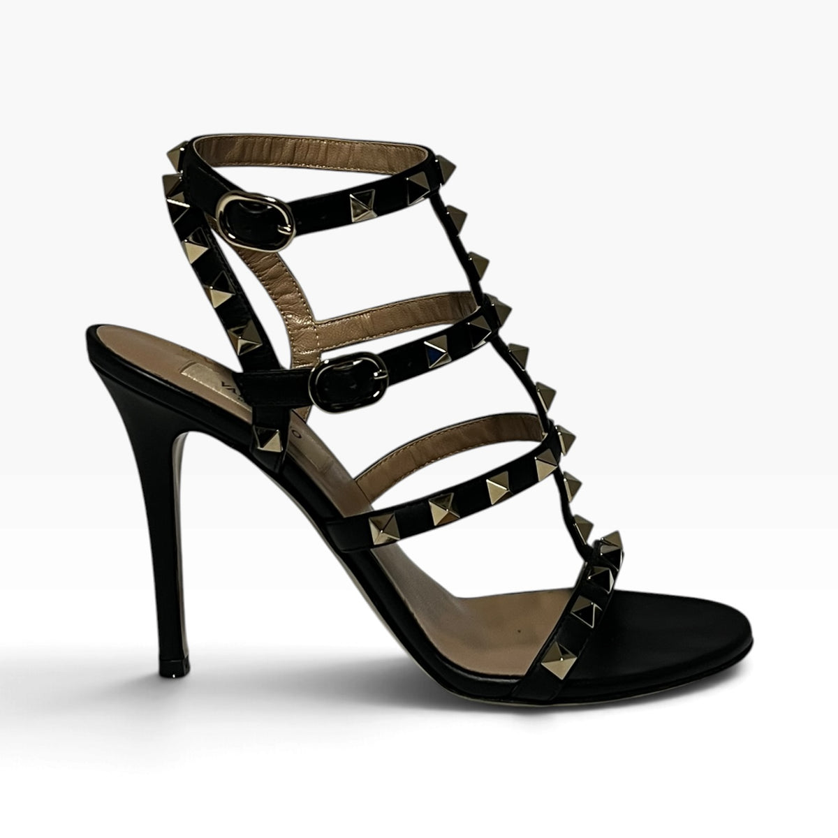 VALENTINO Rockstud Sandal in Black | 35