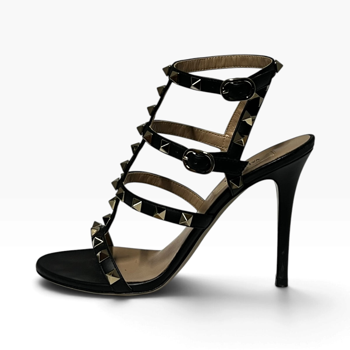 VALENTINO Rockstud Sandal in Black | 35