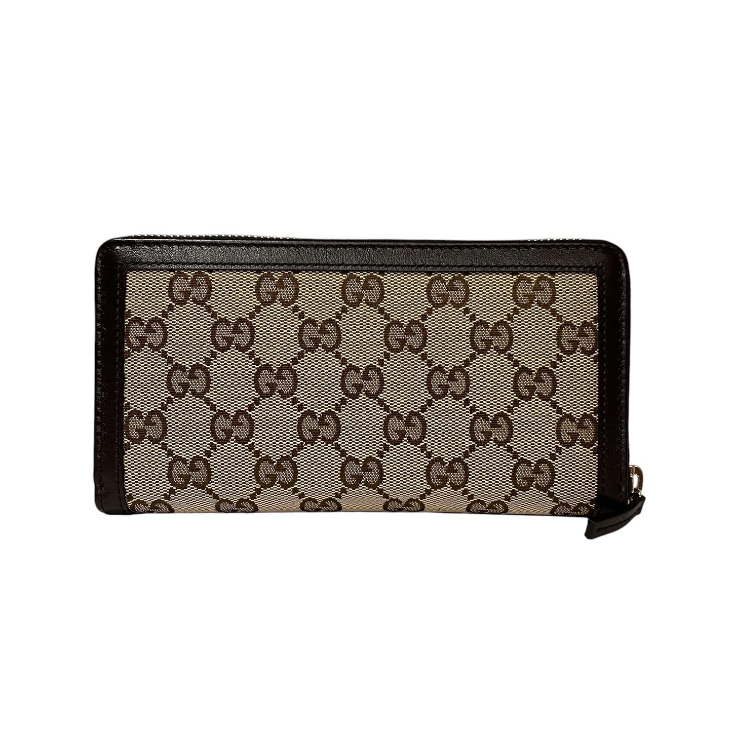 GUCCI GG Web Zipper Wallet