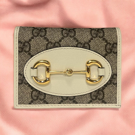 GUCCI Horsebit 1955 Card Case Wallet