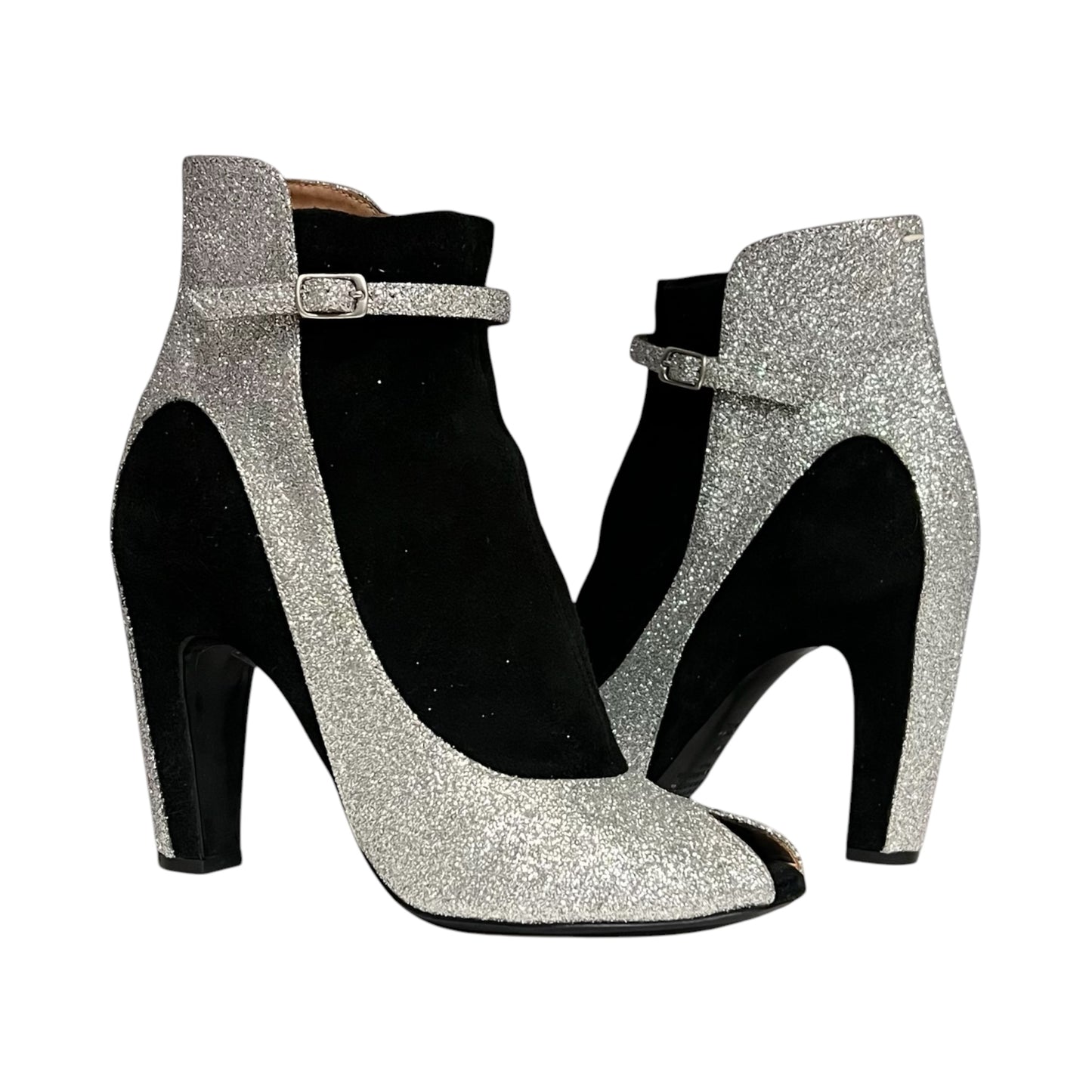 MAISON MARGIELA Glitter Booties | 36.5