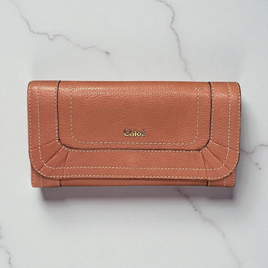 CHLOE Continental Wallet in Dusty Rose