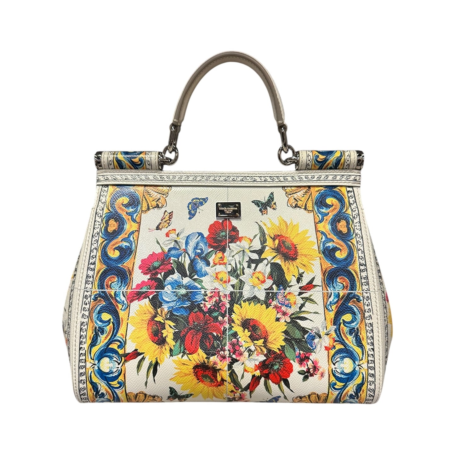 DOLCE & GABBANA Majolica Large Sicily Handbag