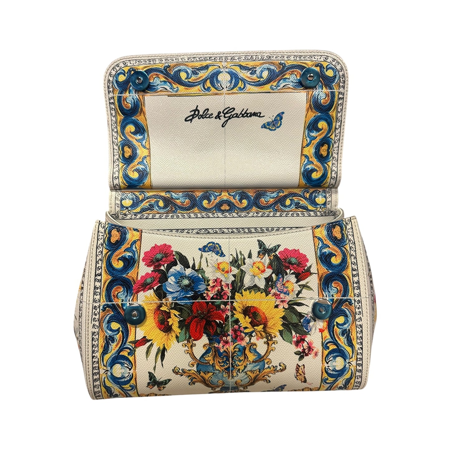 DOLCE & GABBANA Majolica Large Sicily Handbag