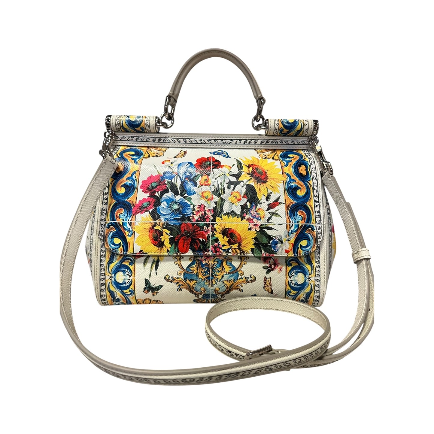DOLCE & GABBANA Majolica Large Sicily Handbag