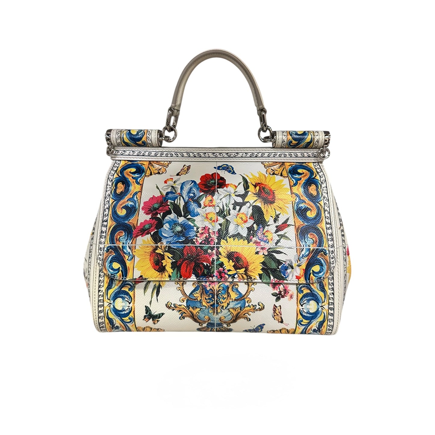 DOLCE & GABBANA Majolica Large Sicily Handbag