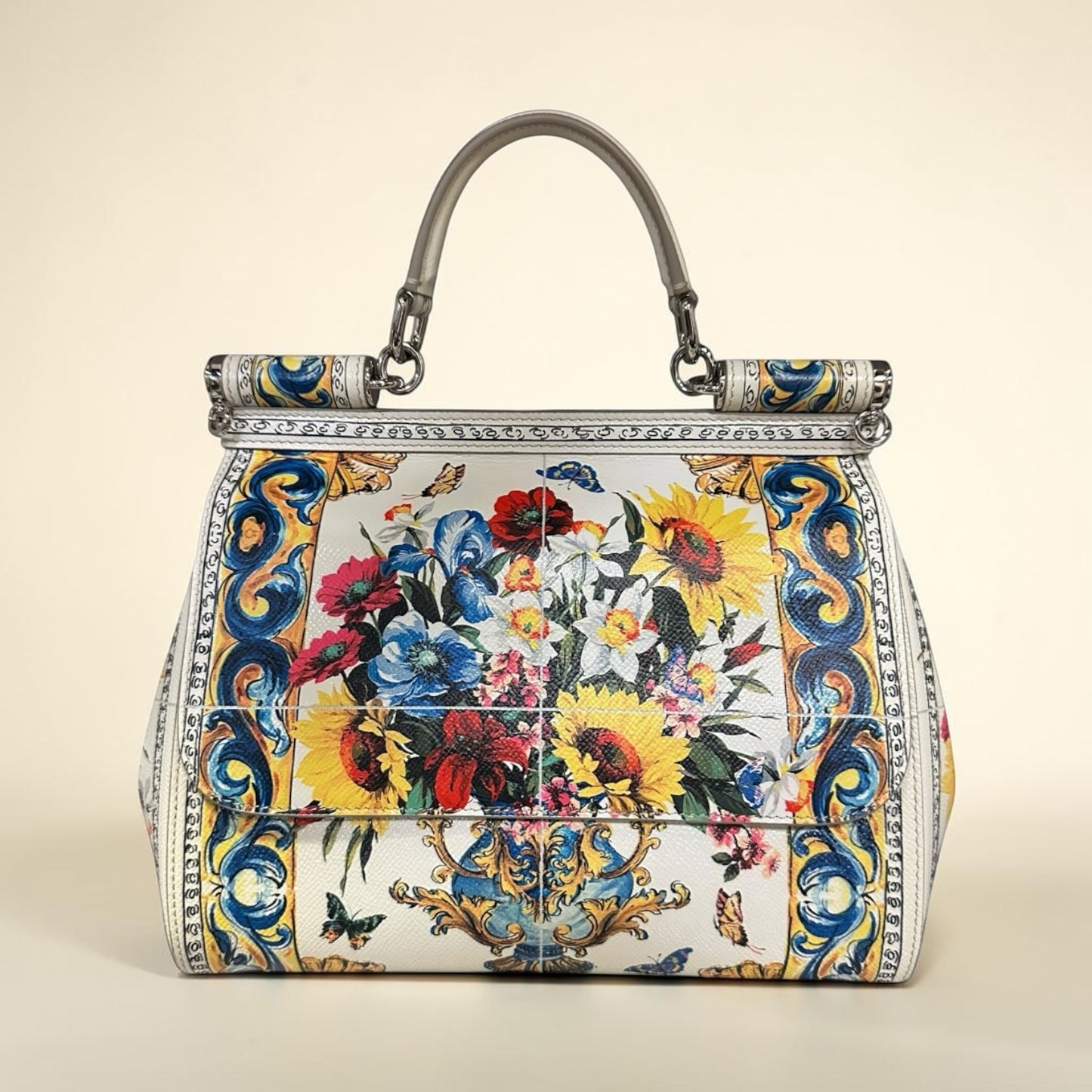 DOLCE & GABBANA Majolica Large Sicily Handbag