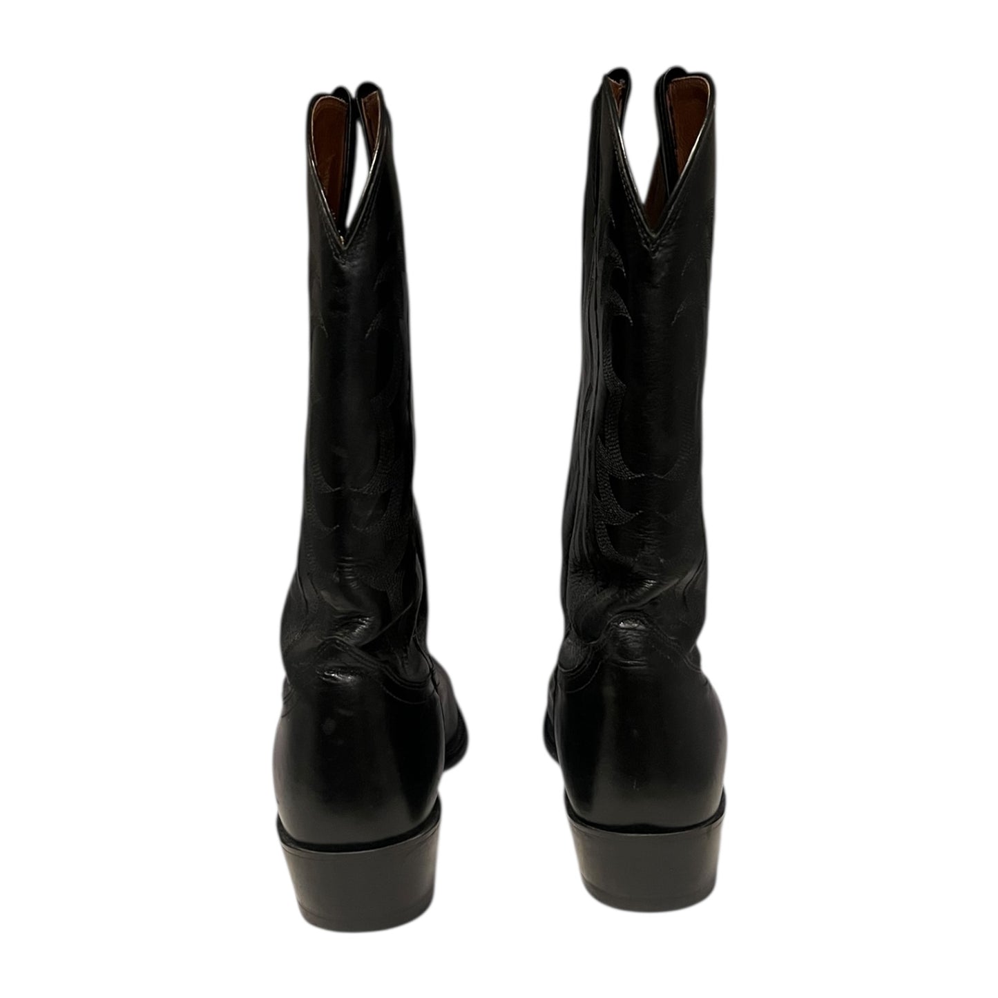 LUCCHESE Cowboy Boots in Black | 10.5