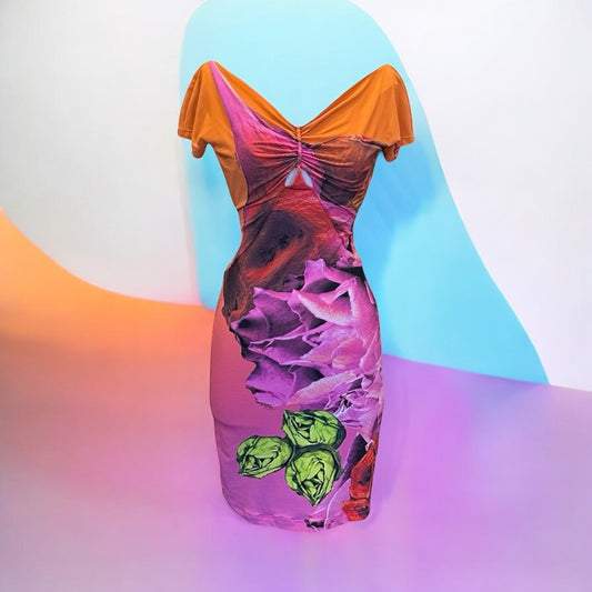 ROBERTO CAVALLI Floral Dress | Size Small