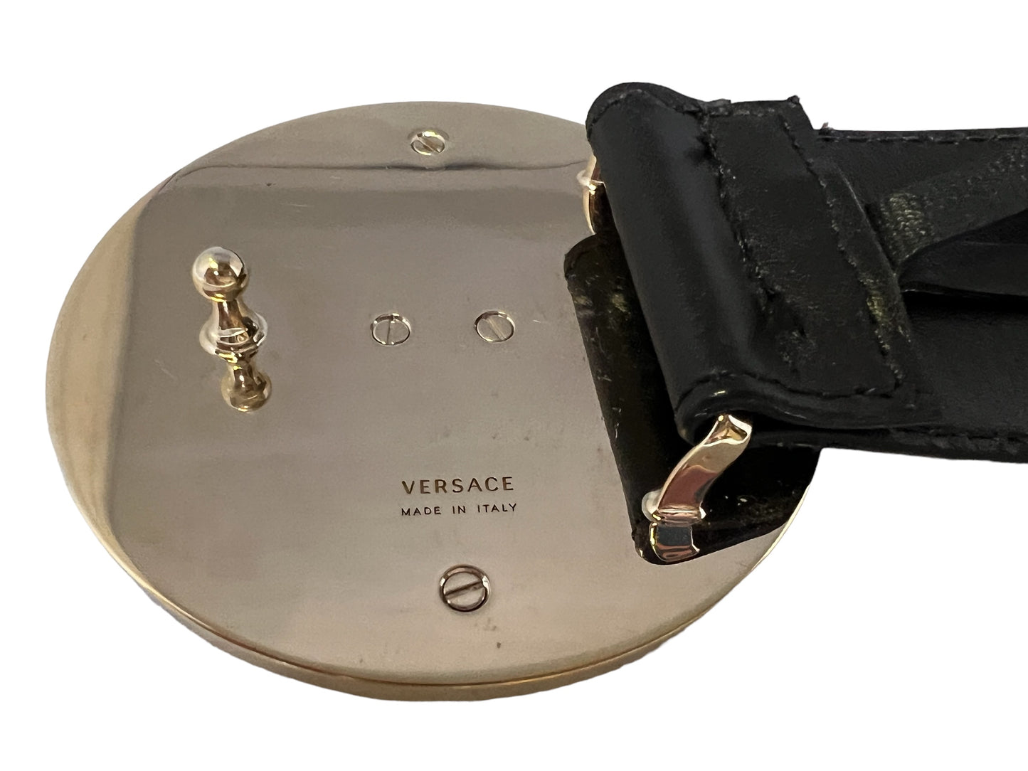 VERSACE Crystal Medusa Buckle Belt | 90