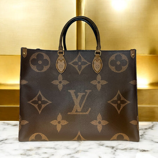 LOUIS VUITTON OnTheGo GM | Reverse Monogram Giant