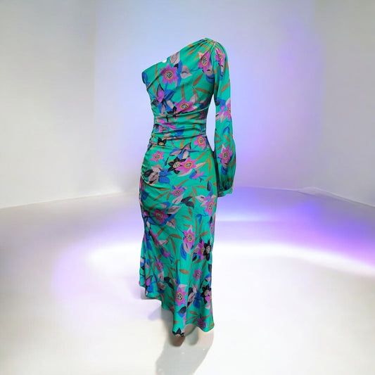 ETRO One Shoulder Floral Gown | Size 40