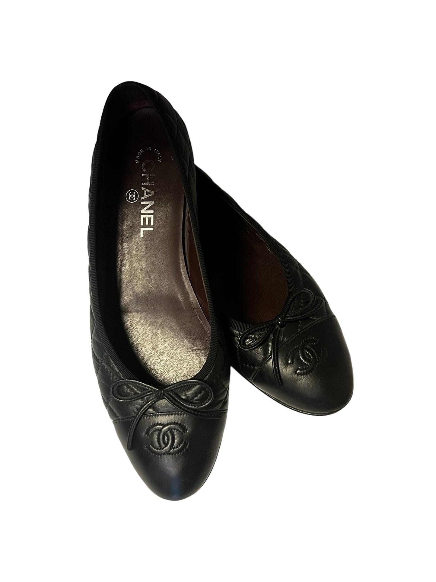 CHANEL Quilted Ballerinas | 41.5