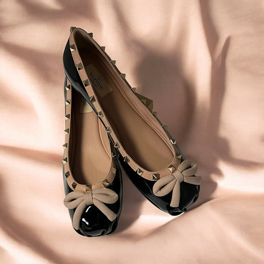 VALENTINO Rockstud Ballerinas | 40