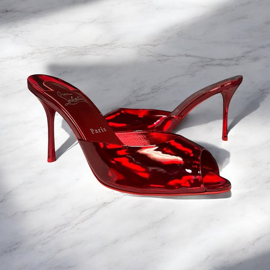 CHRISTIAN LOUBOUTIN Me Dolly Patent Mules | 39