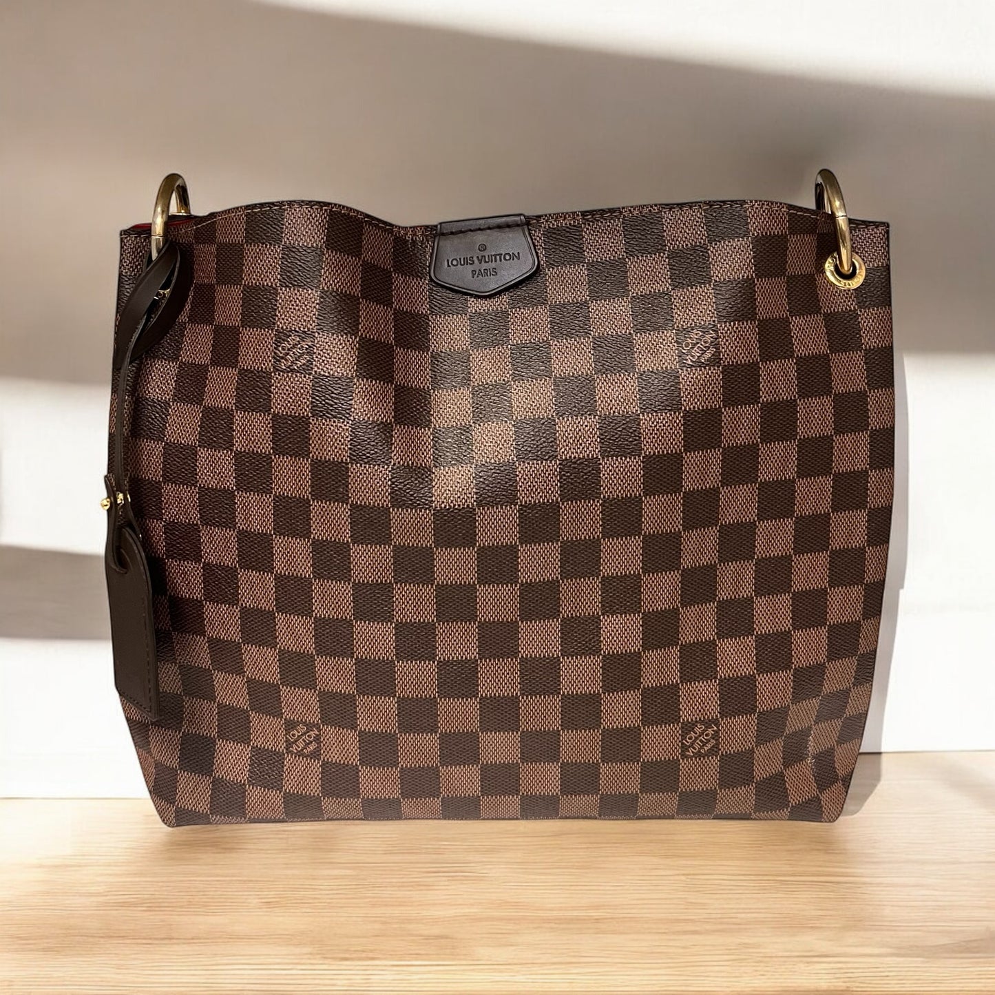 LOUIS VUITTON Graceful PM in Damier Ebene