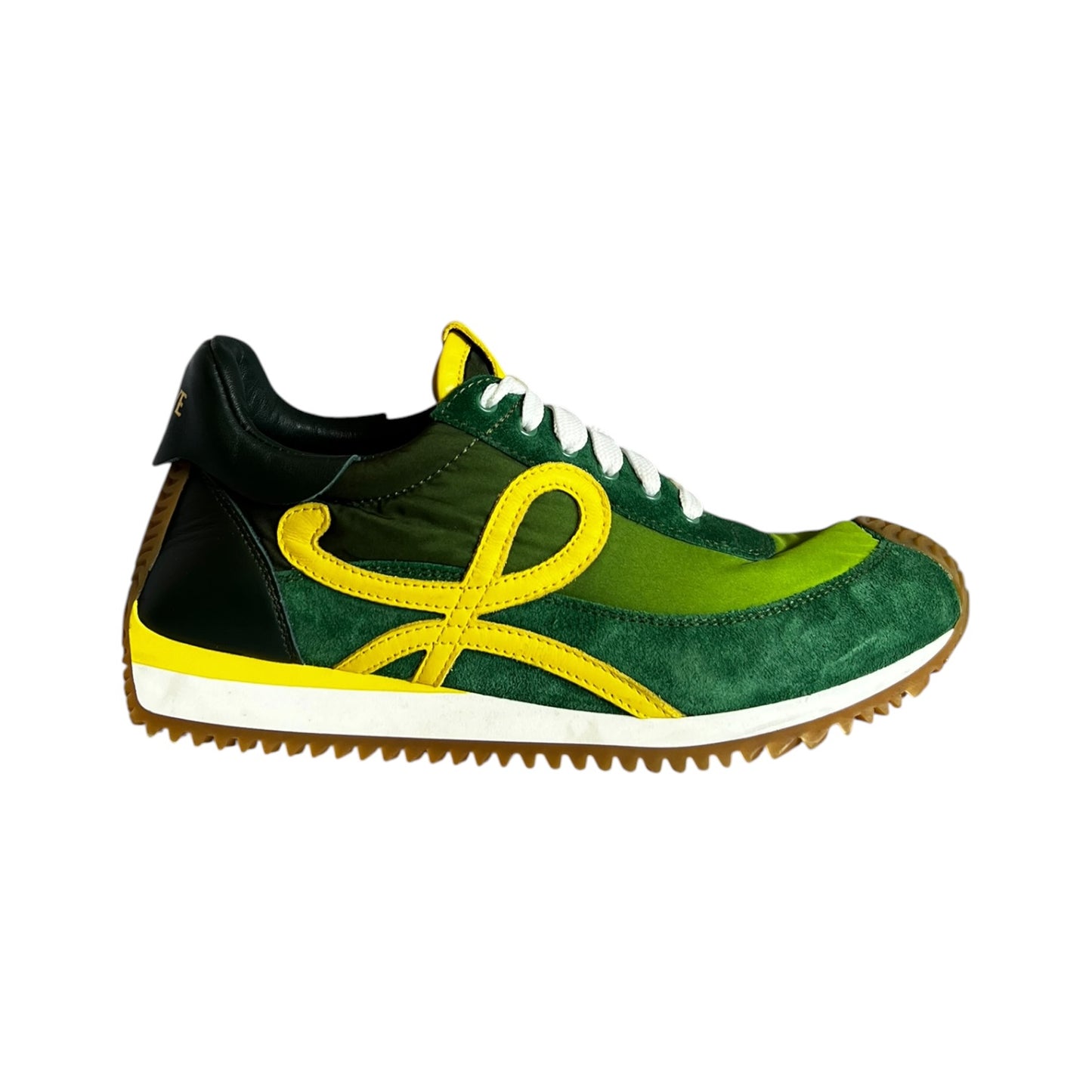 LOEWE Flow Runner Sneakers in Green | 37.5