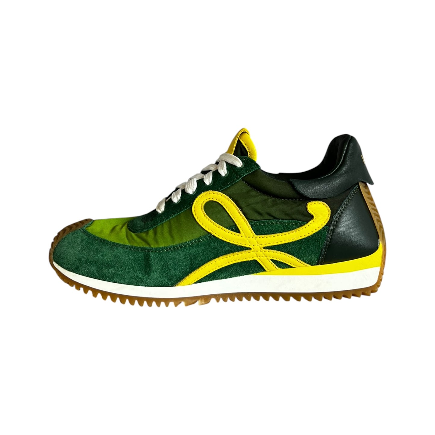 LOEWE Flow Runner Sneakers in Green | 37.5