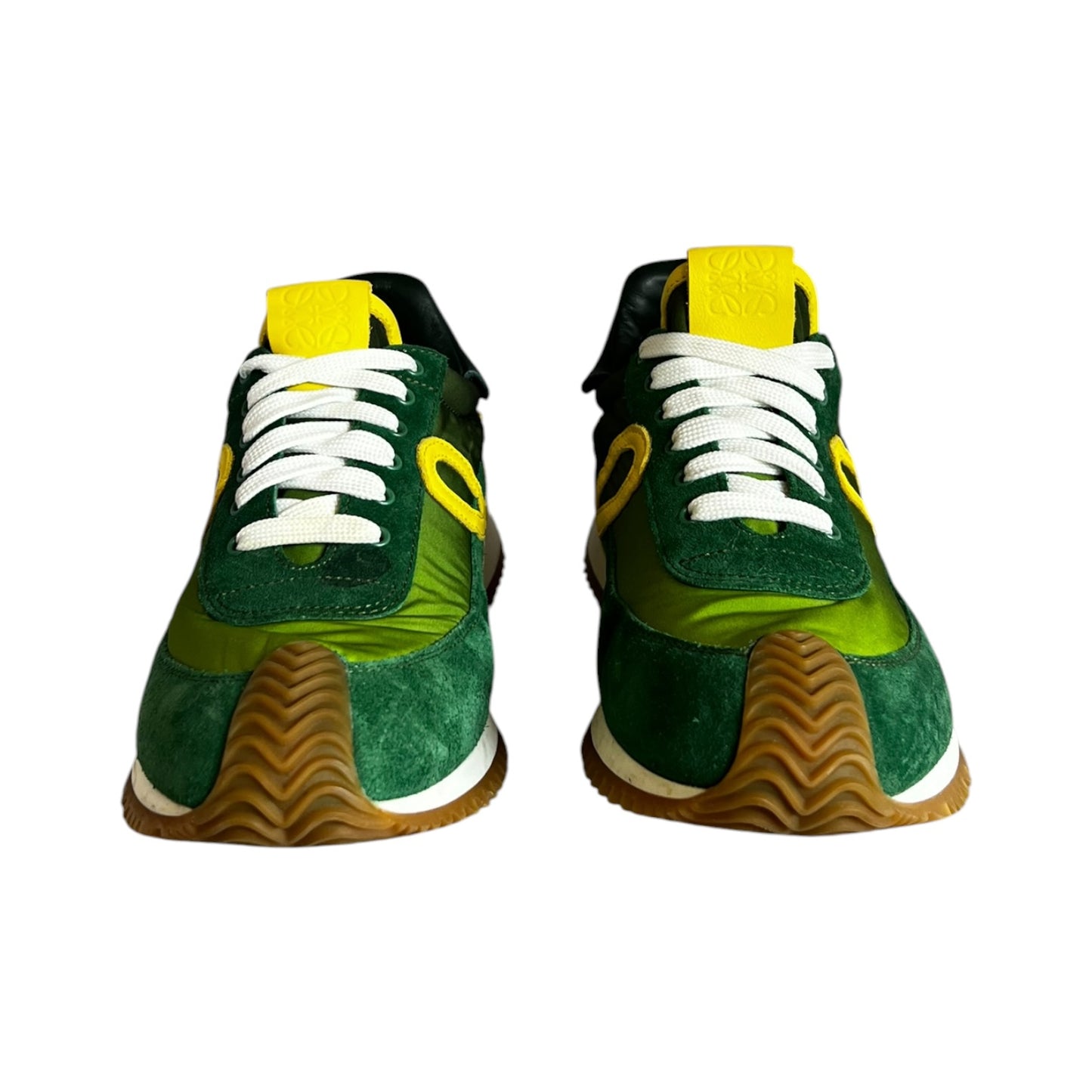 LOEWE Flow Runner Sneakers in Green | 37.5