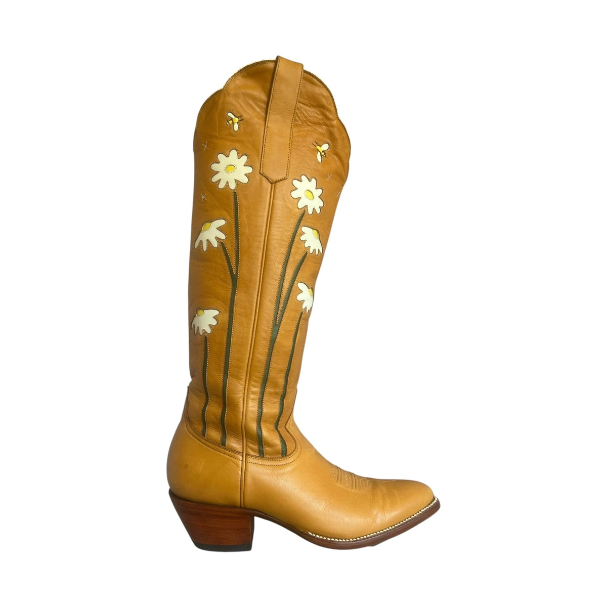 PETITE PALOMA Daisy Rae Cowgirl Boots in Scotch