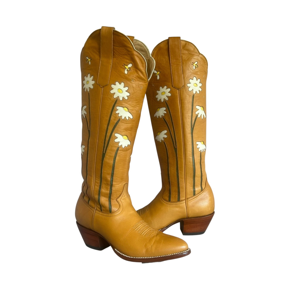 PETITE PALOMA Daisy Rae Cowgirl Boots in Scotch