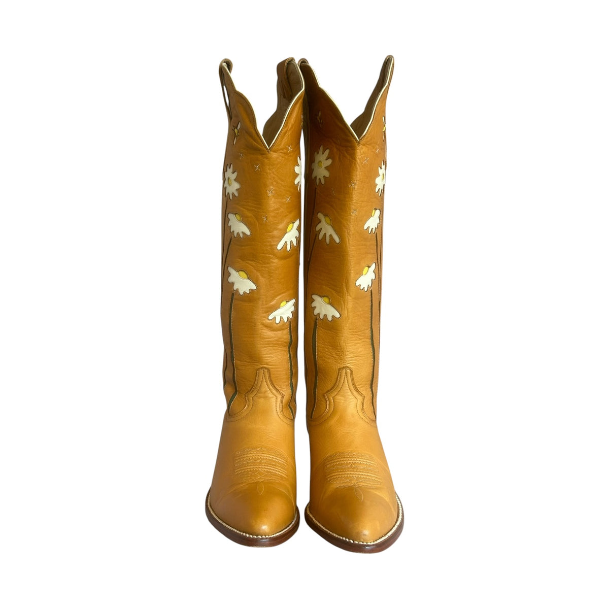 PETITE PALOMA Daisy Rae Cowgirl Boots in Scotch