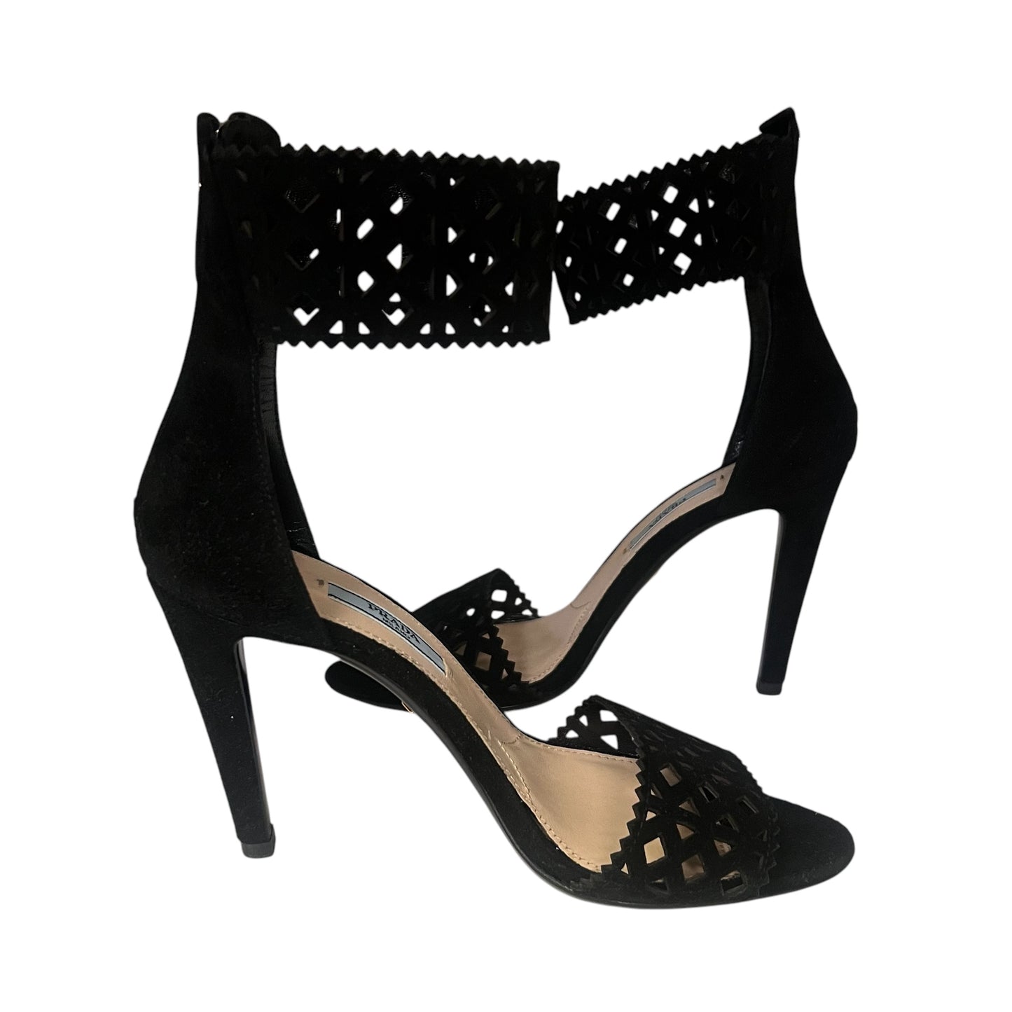 PRADA Lasercut Suede Sandal | 37