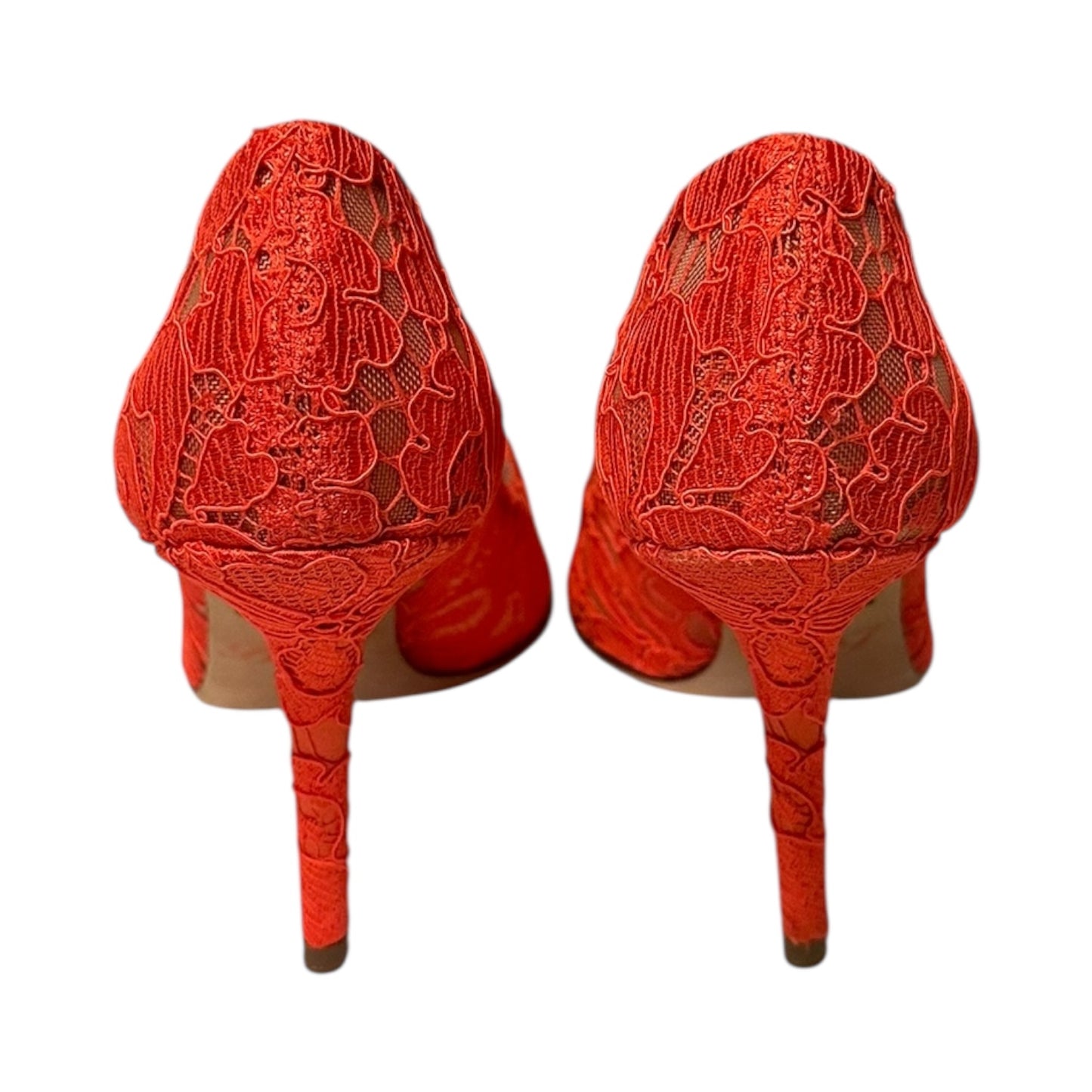 DOLCE & GABBANA Crystal Embellished Lace Pumps | 38