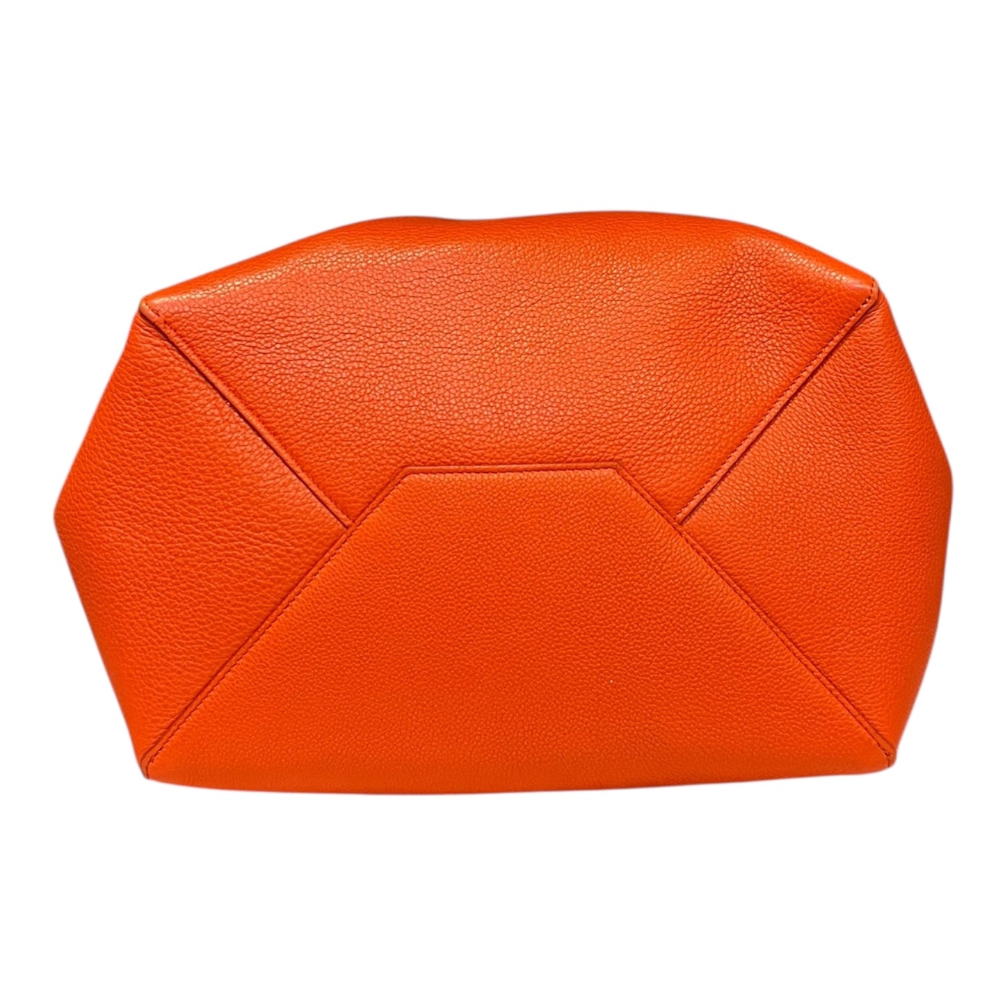 CELINE Cabas Phantom Belt Tote in Fire Coral