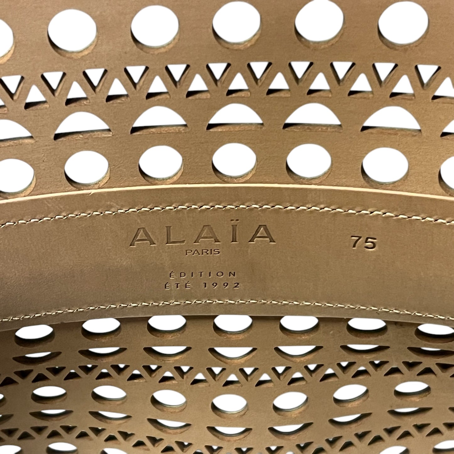 ALAIA Openwork Corset Belt