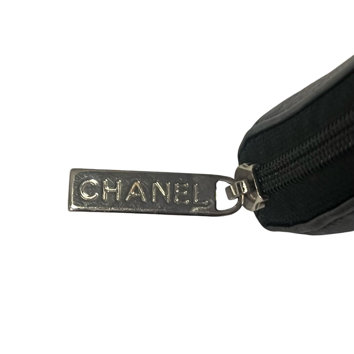 CHANEL Timeless CC Zip Around Wallet in Black Caviar