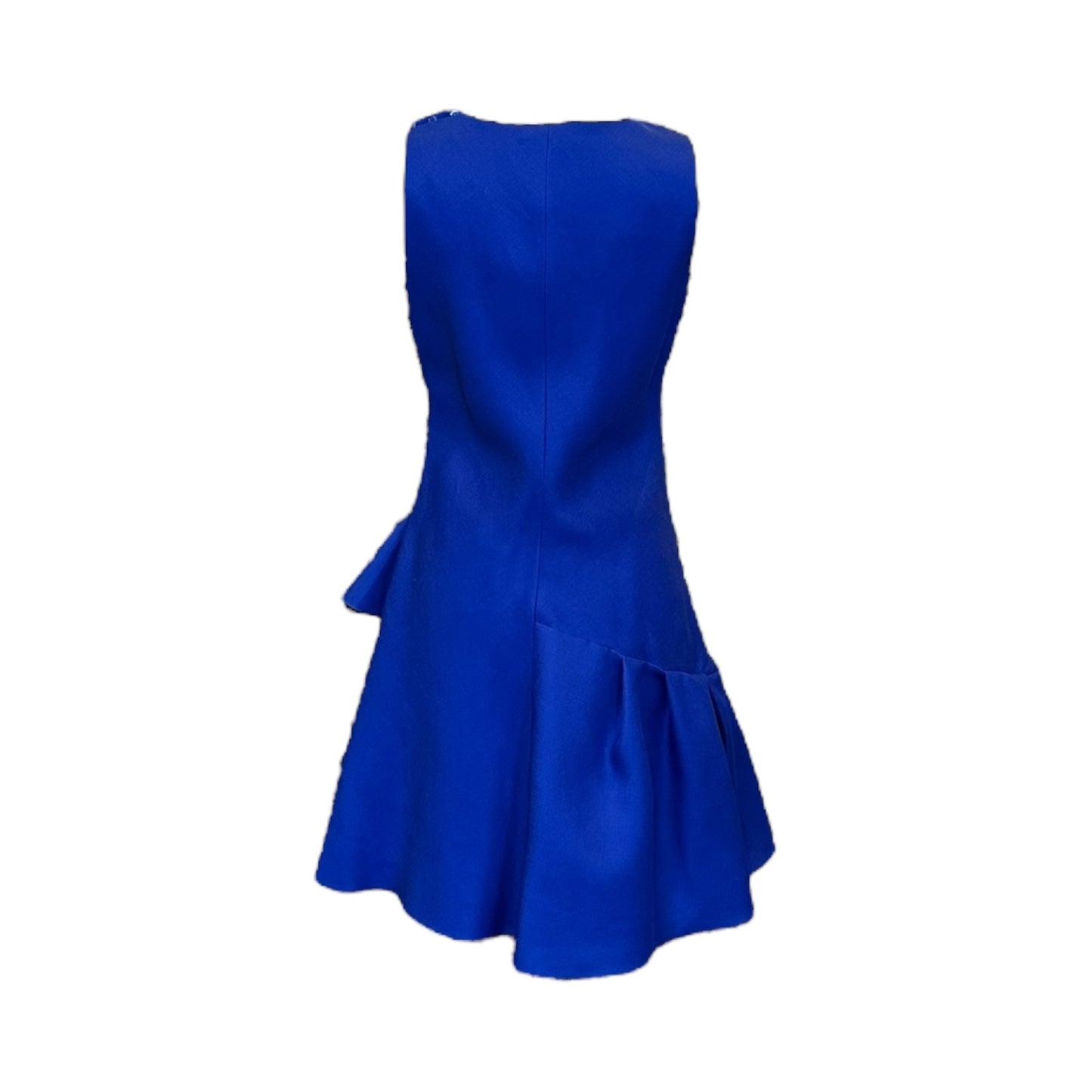 DIOR Ruffle Dress in Cobalt | Size 38