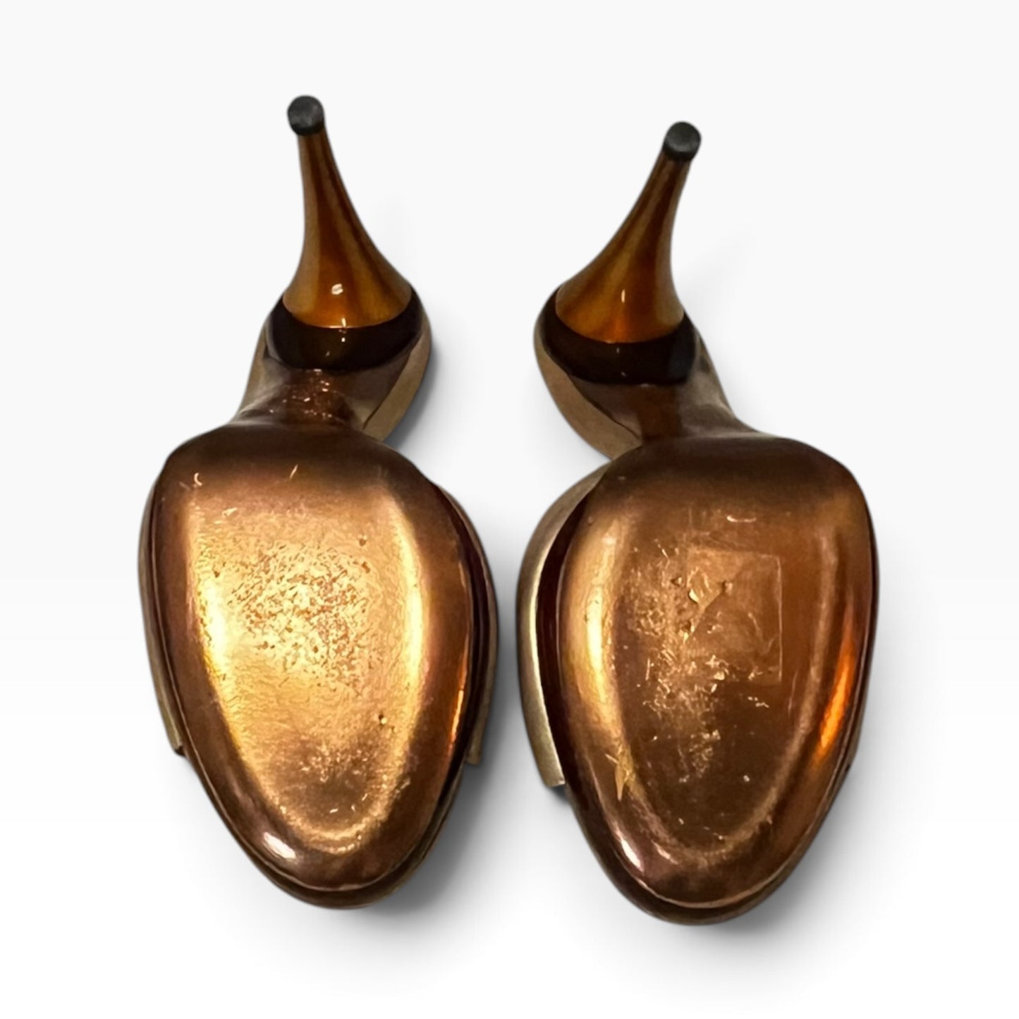 JIMMY CHOO Metallic Mules in Gold | 40