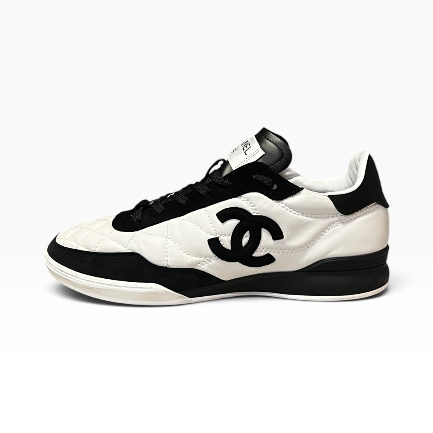 CHANEL Quilted CC Sneakers | 37.5