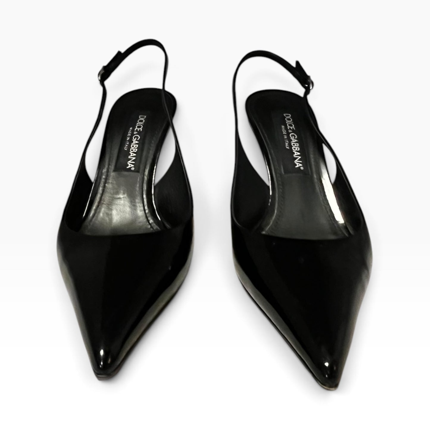 DOLCE & GABBANA DG Slingbacks in Black | 39.5