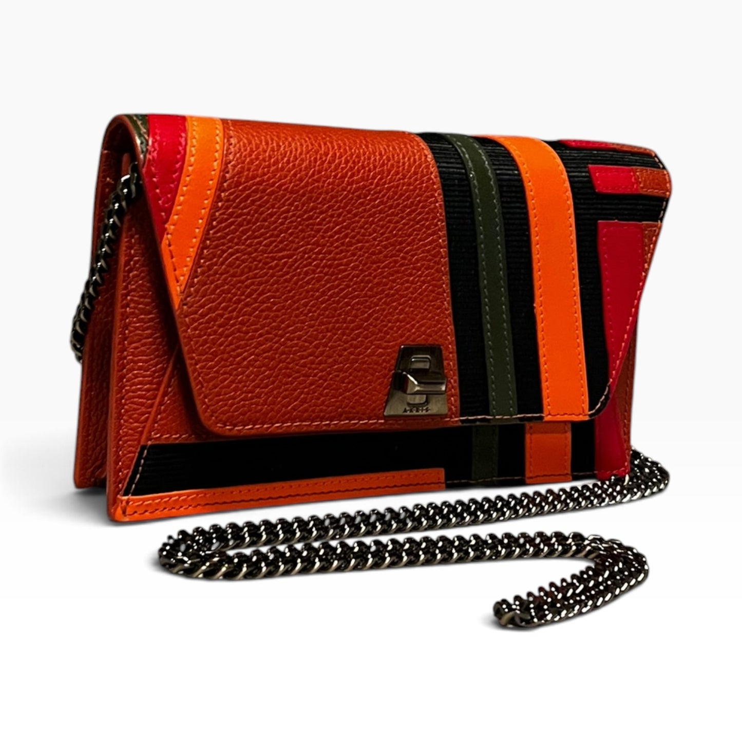 AKRIS Anouk Zigzag Crossbody Clutch