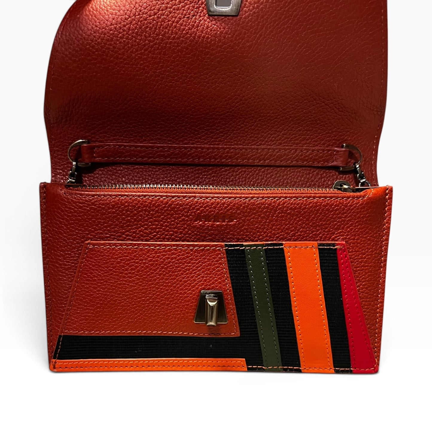 AKRIS Anouk Zigzag Crossbody Clutch