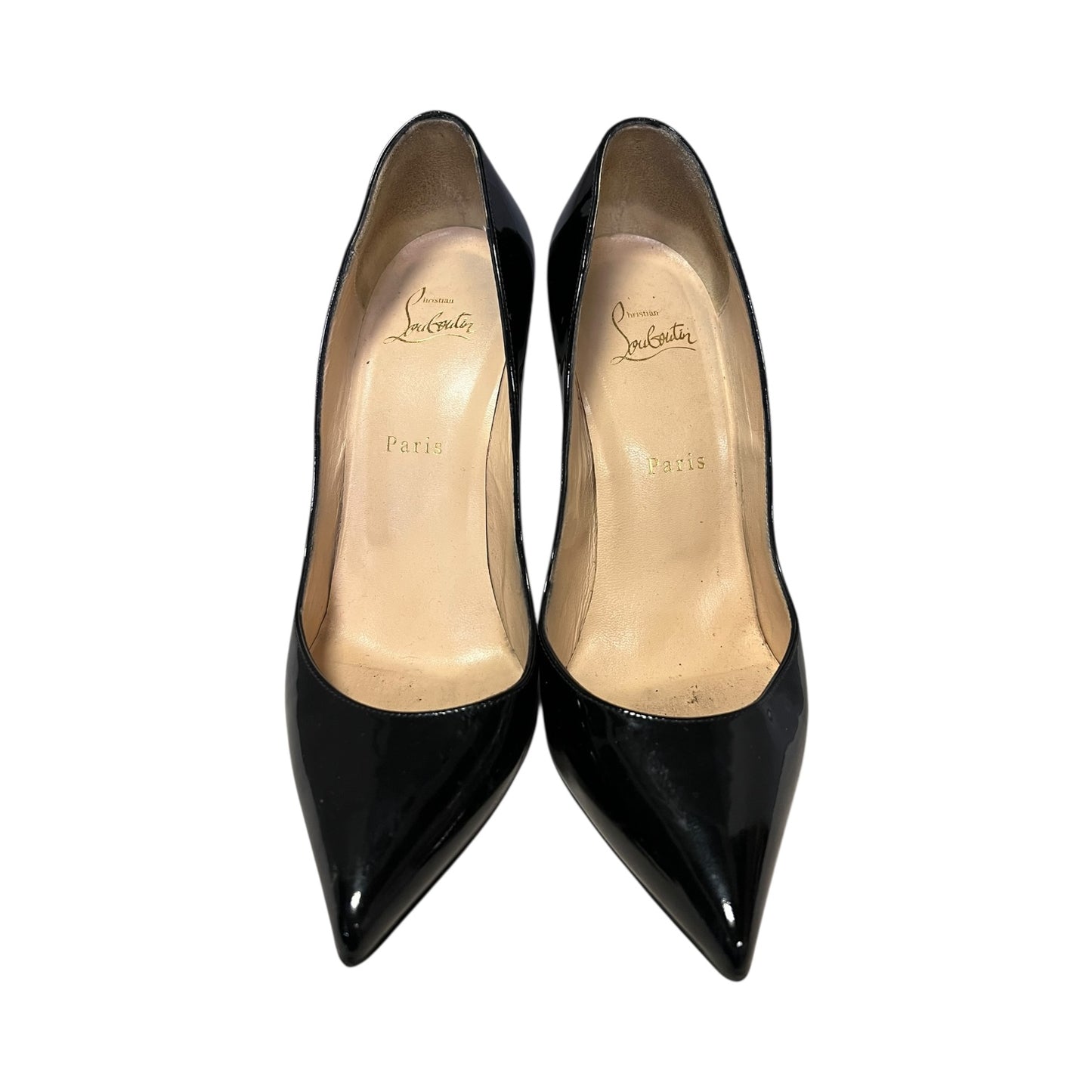 LOUBOUTIN Patent Pumps in Black | 39
