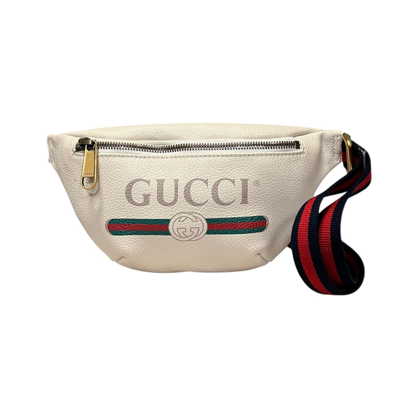 GUCCI GG Belt Bag in White