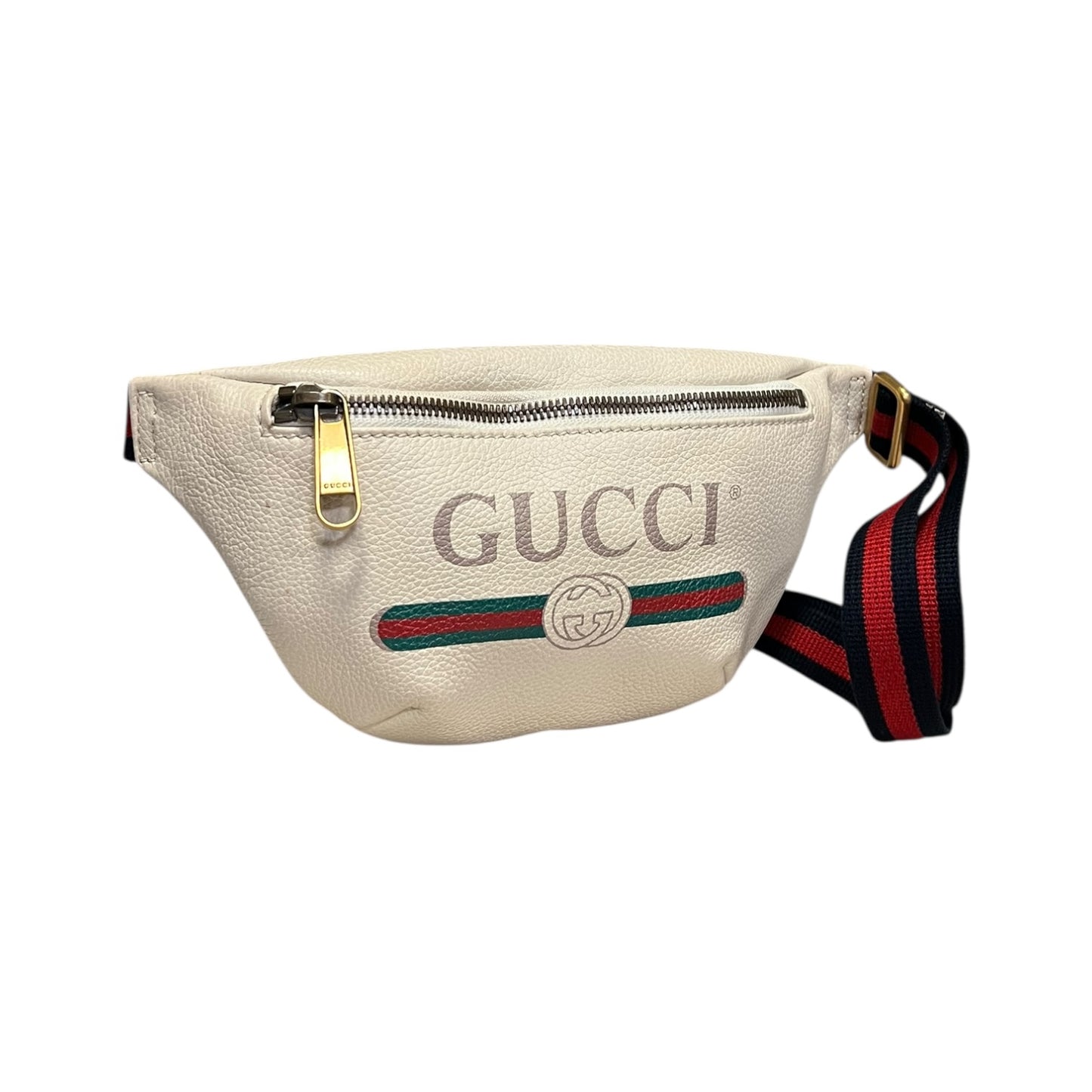 GUCCI GG Belt Bag in White