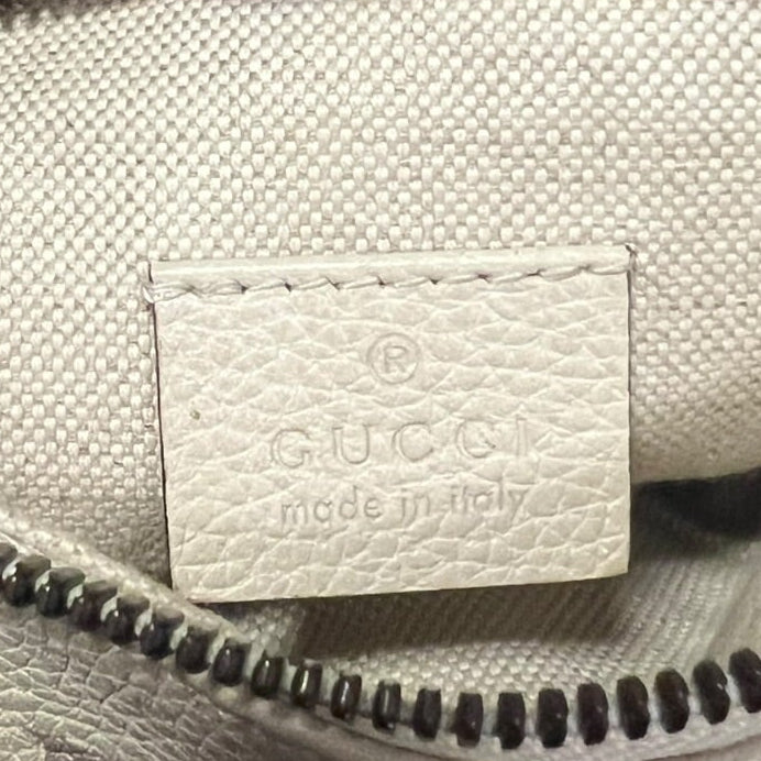 GUCCI GG Belt Bag in White