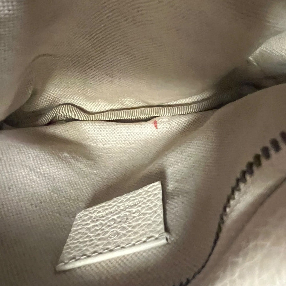 GUCCI GG Belt Bag in White