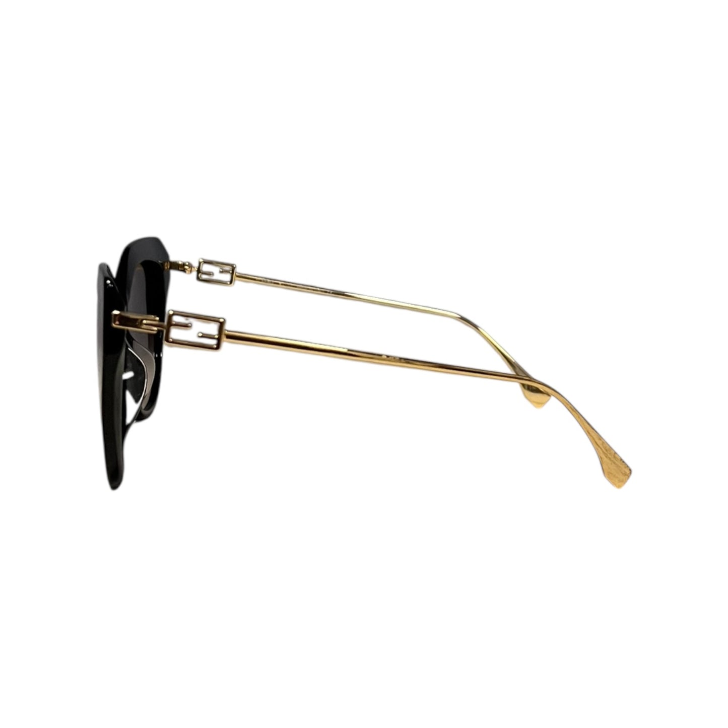 FENDI Baguette Cat Eye Sunglasses in Black