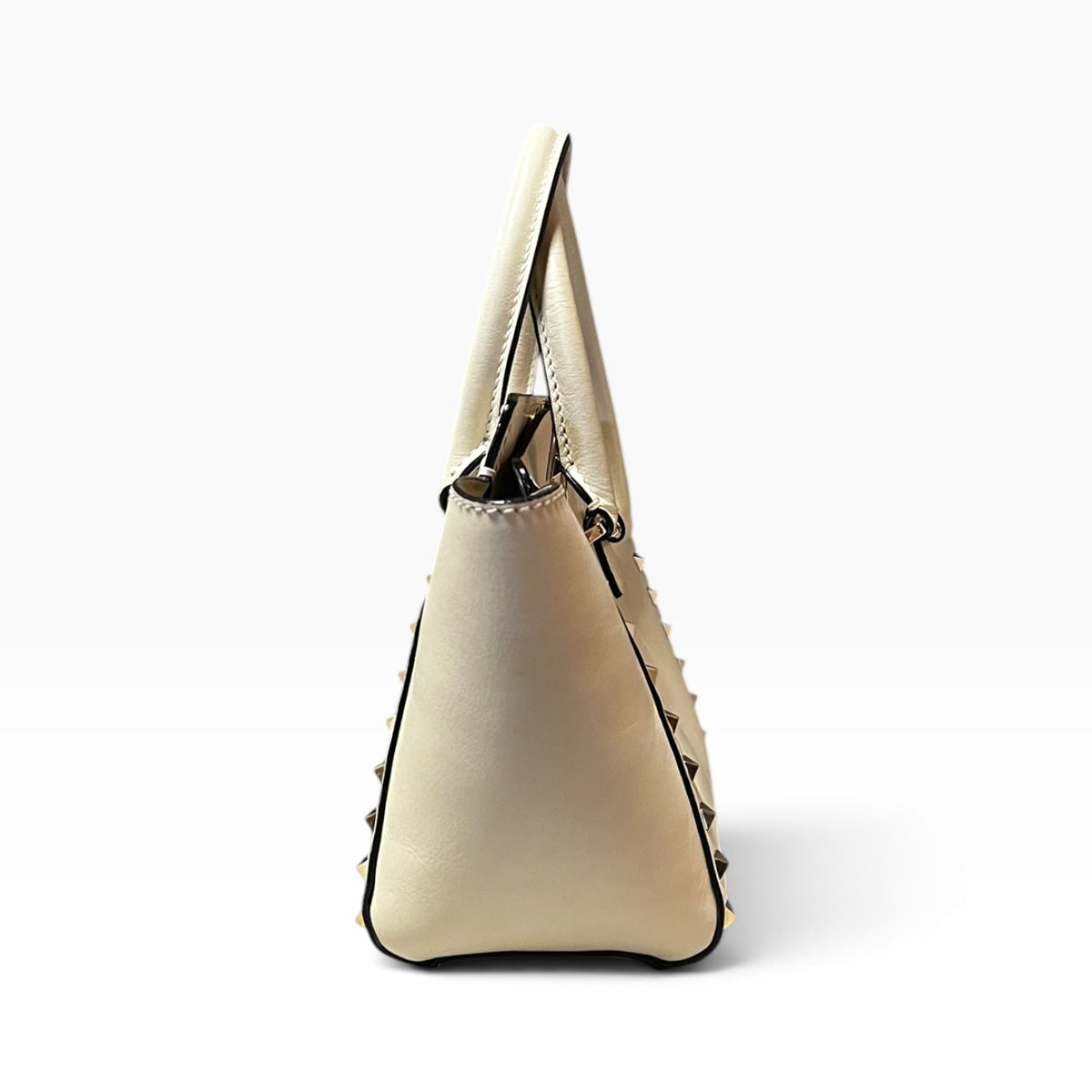 VALENTINO Trapeze Rockstud Top Handle Crossbody Bag
