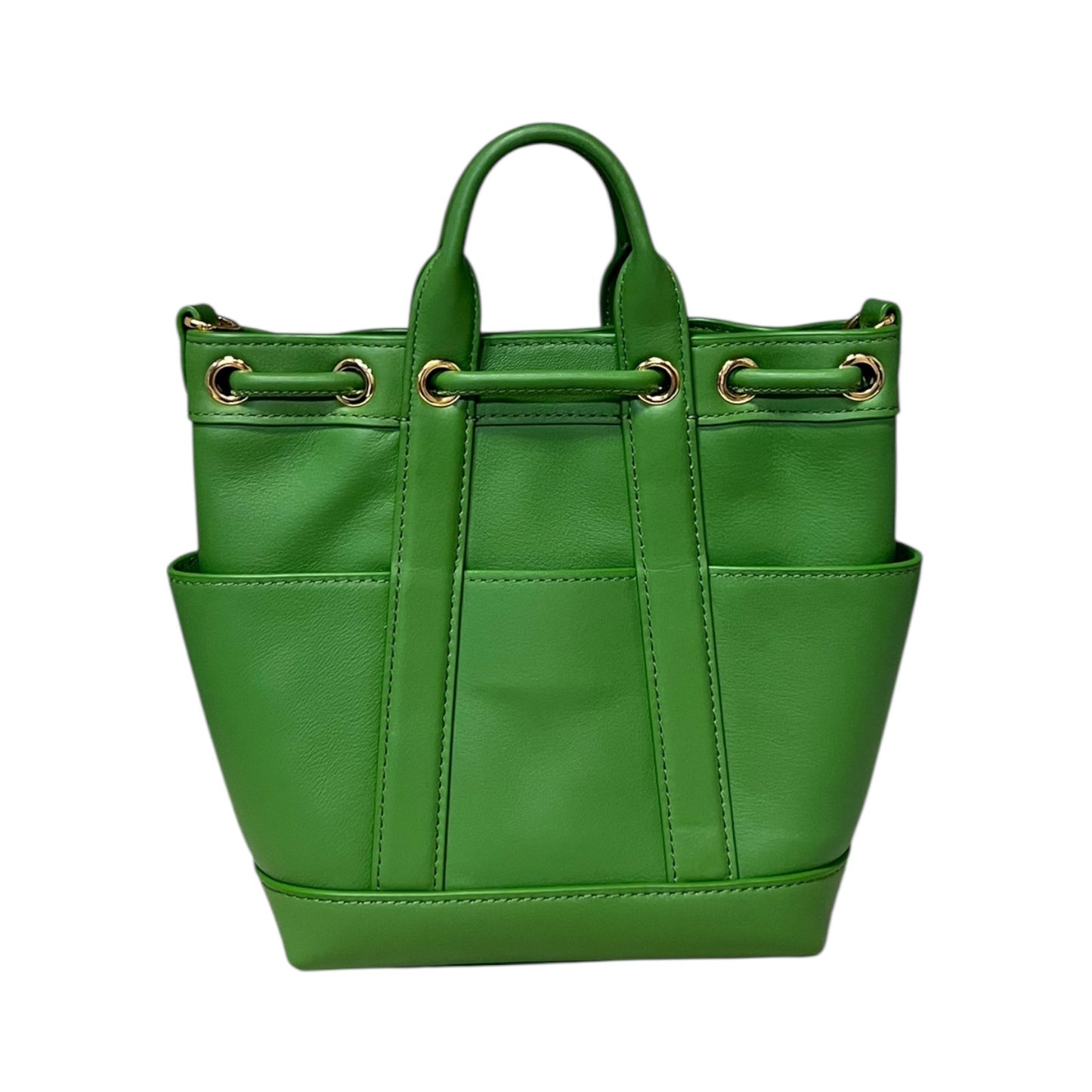 VERONICA BEARD Goody Mini Bucket Crossbody Bag in Green