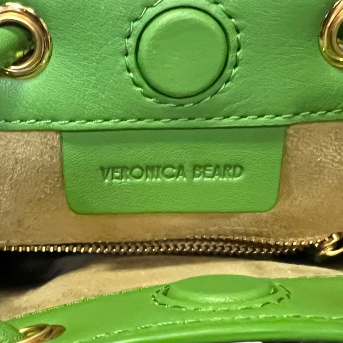 VERONICA BEARD Goody Mini Bucket Crossbody Bag in Green