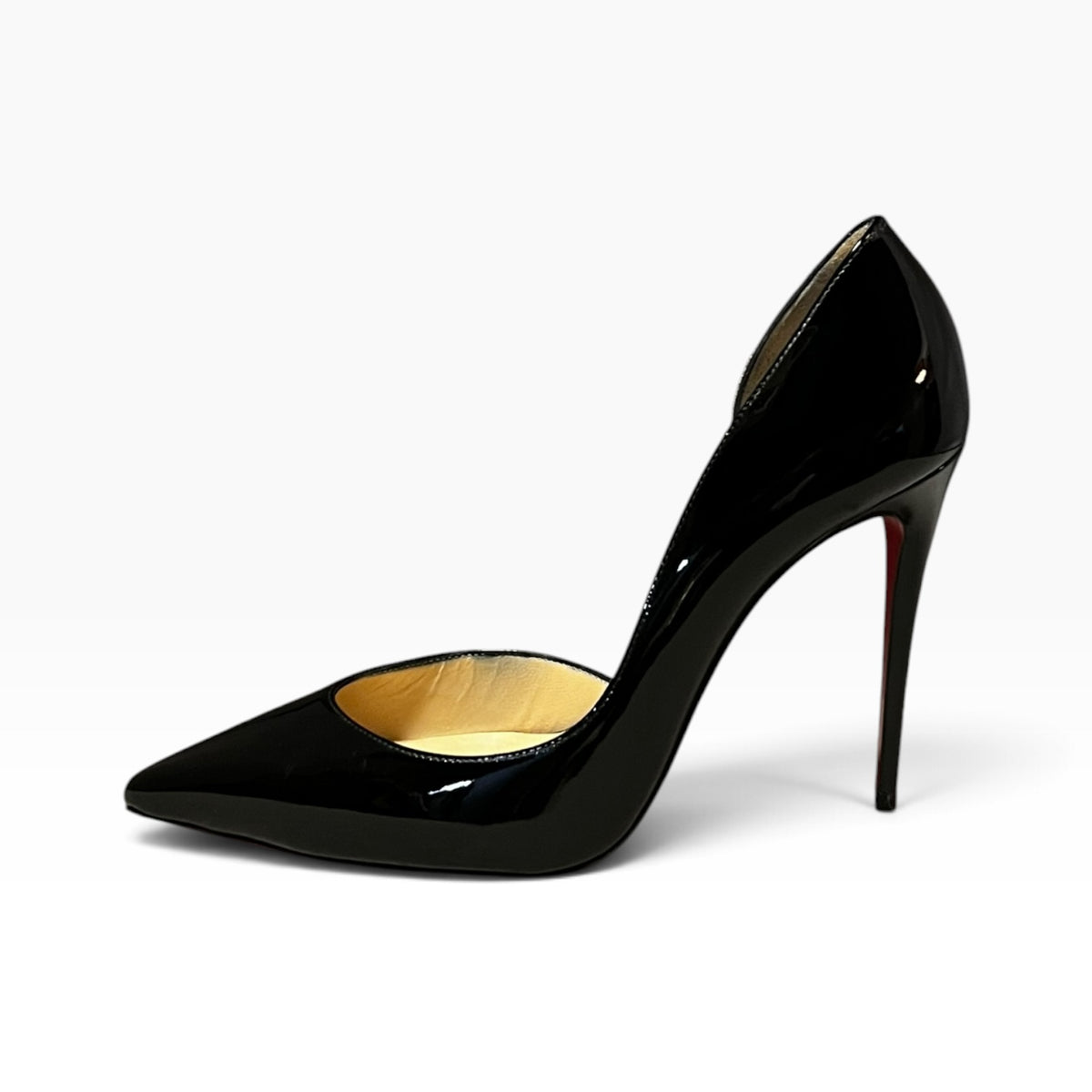 CHRISTIAN LOUBOUTIN Iriza Patent Pumps in Black | 39.5
