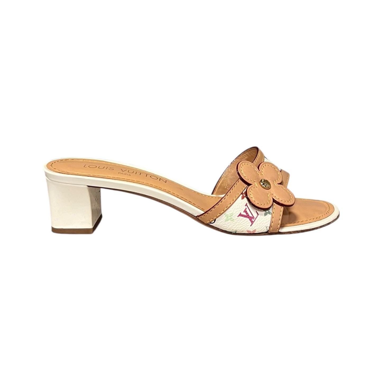 LOUIS VUITTON Murakami Multicolore Blossom Sandals | 37