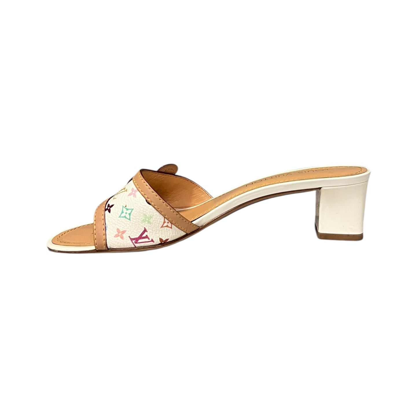 LOUIS VUITTON Murakami Multicolore Blossom Sandals | 37